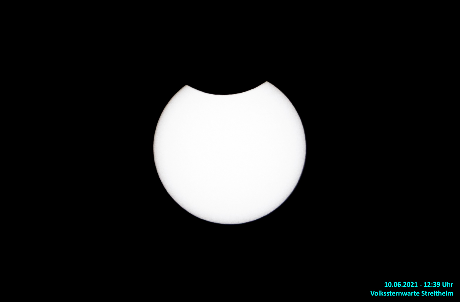 Partielle Sonnenfinsternis - 10.06.2021